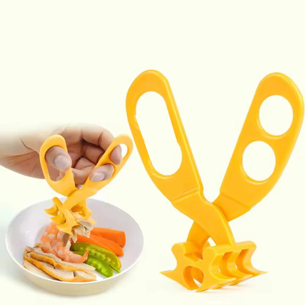 Baby Food Scissors Kids with Case Travel, Kitchen Scissors for Food with Safety Lock, Baby Cutter, BPA Free