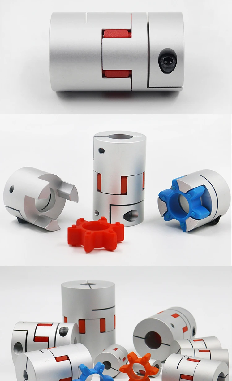 Description Picture 6 of itemD40 L50 Flexible Plum Clamp Coupler Size 8/10/12/14/16/18/20/22mm Jaw Shaft Coupling