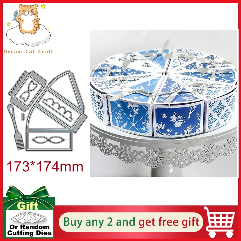Fustella In Metallo Per Scrapbooking - Sweet Treat Box - Stencil Per Biglietti E Decorazioni Fai Da Te