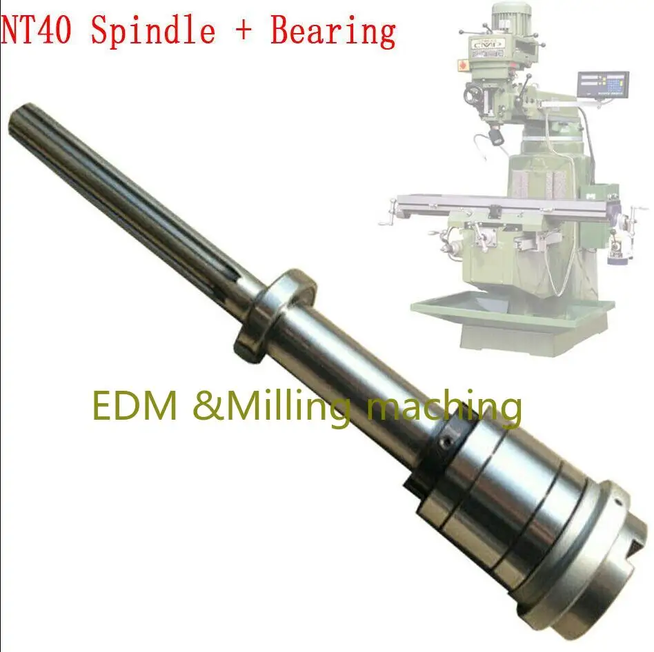

Фрезерный станок с ЧПУ, шпиндель NT40 + Подшипники в сборе для фрезерного станка Bridgeport, 1 комплект
