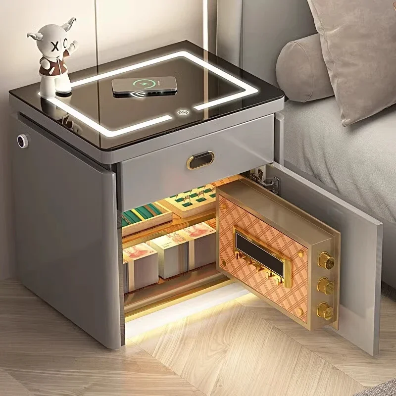 Bedside Cabinet Bed Desk Side Tables Storage Table Bedroom Bookcase Design Sofa Room Small Night Wood Comodini Designer Living