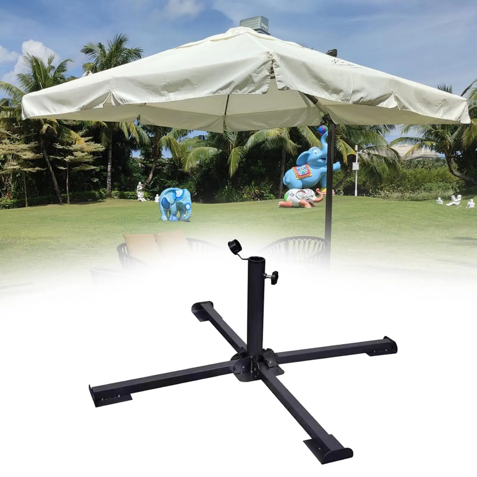 Umbrella Base Replacement Patio Umbrella Base Outdoor Stand Yard Outside Beach Fishing Backyard beach umbrella plug base fishing umbrella stand