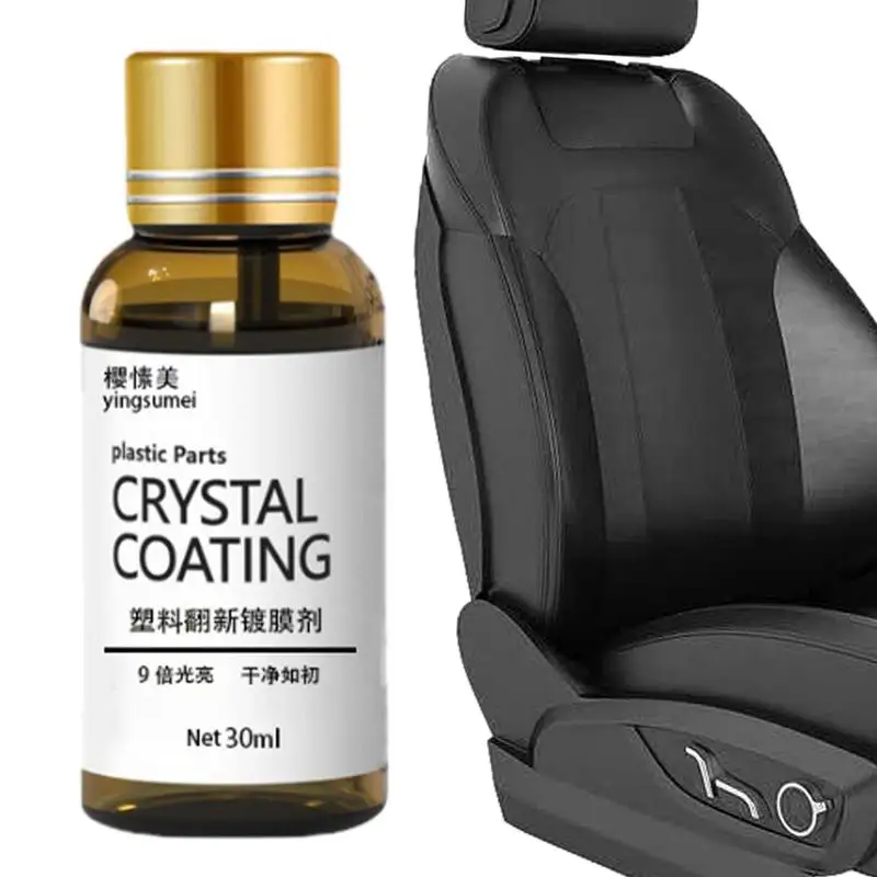 

30ml Car Plastic Restorer Polish For Auto Interior Exterior Trim Long-lasting Cleaner Agent Hydrophobic Auto Coating Car
