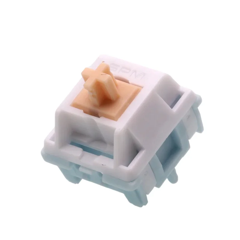 SOULCAT SPM 퓨어 샌드 사일런트 스위치 5핀 HIFI 리니어 45g 커스텀 기계식 키보드 POM TPE 공장 정밀 윤활 HMX OEM