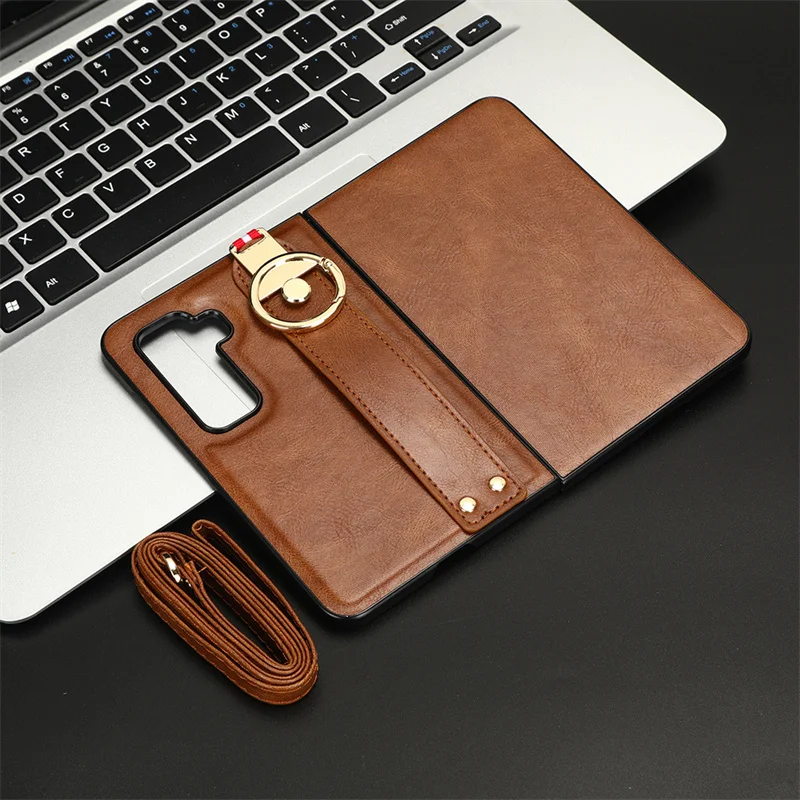 Per Microsoft Surface Duo 2 Nuova Custodia Protettiva Antiurto Per Cinturino In Pelle Business Per Custodia Protettiva Antiscivolo Surface Duo2