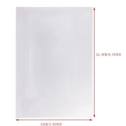 Clear Ultra - Thin Anti - Scratch Book Covers - 10 - Pack for A4/Letter Size Textbooks and Notebooks (22K)