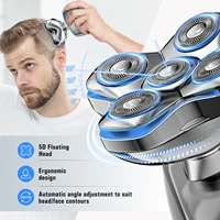 KENSEN S28 Electric Head Shaver for Blad Man Hair Trimmer 5D Floating Head Razor Beard Trimmer 5 in 1 Rechargeable Shave Machine 2