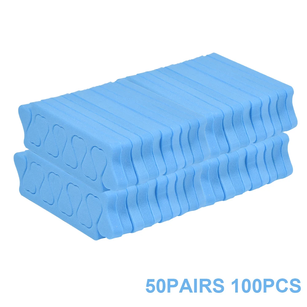 400/200pcs/Pack Nail Art Toes Separators Set Fingers Foots Soft Foam Sponge Dividers Manicure Pedicure Gel UV Polish Tool Pink