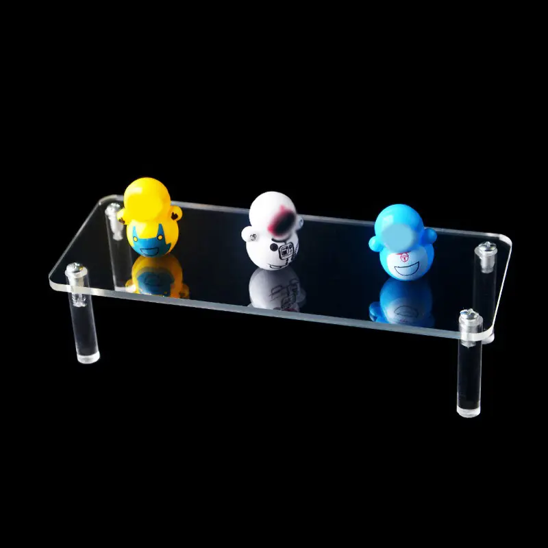1-5 Tier Acrylic Display Risers Clear Shelf Doll Clay Figurine Display Stand for Desserts Perfume Organizer Showcase W-10 - Image 5
