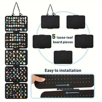 Wall Hanging Brooch Jewelry Storage Case Display Stand Display Banner Holder Earrings Necklace Glitter Pin Collection Organizer 1