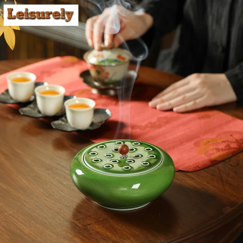 Seedpod Of The Lotus Incense Holder Incense Smoke Waterfall Incense Burners Aromatherapy Censer Chinese Tea Set Ornaments Craft