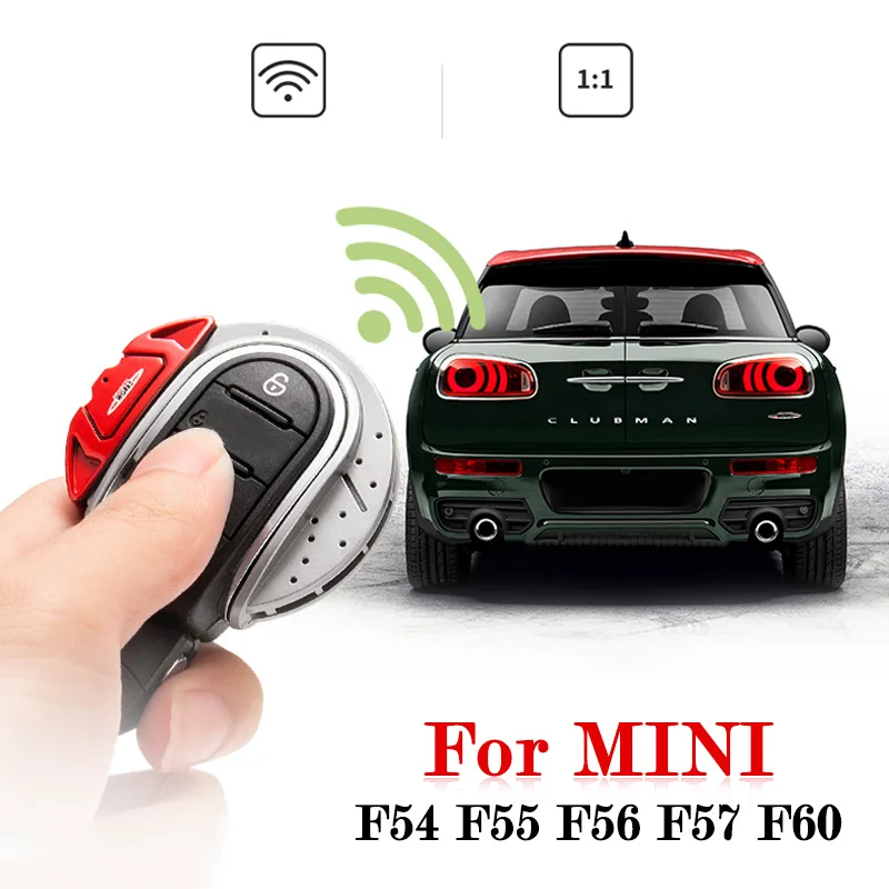 Car Styling Jcw Brake Disk Shape Key Fob Shell Cover Per Mini One Cooper S F54 F55 F56 F57 F60 Countryman Car Key Guscio Modificato