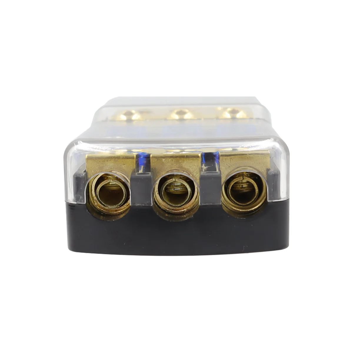 

Car audio power cord, subwoofer modification, fuse box, fuse splitter, one out, three fuse holders