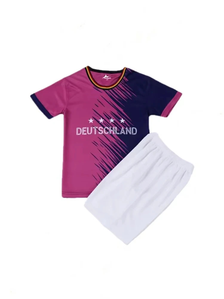 Kids Soccer Jersey Away for Boys & Girls 24/25 Children Soccer Uniforms Suruida Germany