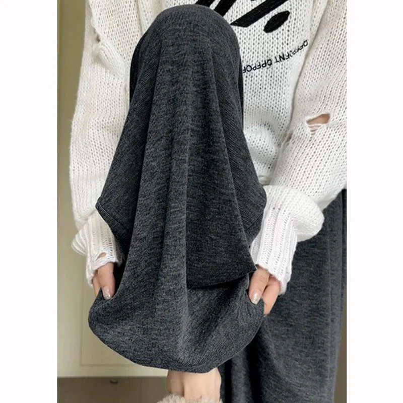 2025 frauen Koreanische Mode Hohe Taille Hosen Mädchen Retro Beiläufige Gerade Bein Hosen Dame Mode Täglichen Feste Dünne Hosen – Detail 8