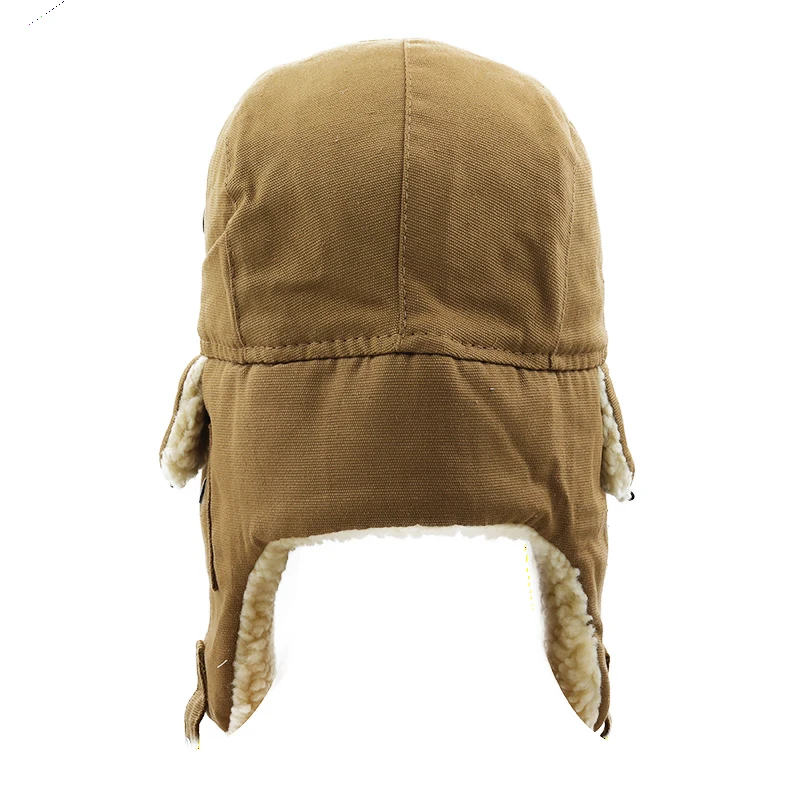 Fashion Women Bomber Hats Faux Fur Warm Thicken Earflap Caps Autumn Winter Black White Ear Protect Russian Ski Hat