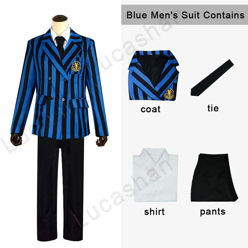 高評価定番 新着制服スーツ大学制服アダムスファミリーコスプレ
