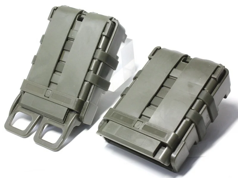 Magazine Pouch Ammo Pouch Airsoft Accessory Molle Pouch Ammunition Bag M4 Molle Clip FastMag Hunting Vest Pouch Airsoft AR 5.56 Magazine Holder EDC Hunting Fast Mag Holster Waist Bag