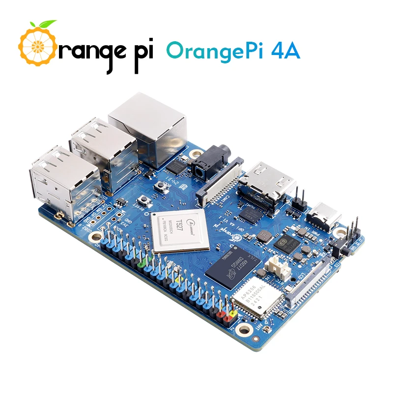 Orange Pi 4a 4GB Ram Lpddr4/4x+64GB Emmc 모듈 단일 보드 컴퓨터 2개 세트
