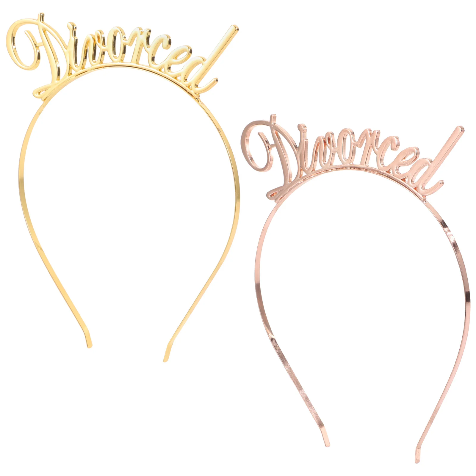 2 Pcs Women Party Tiara Headband Hair Ties Headdress Accessories Women's