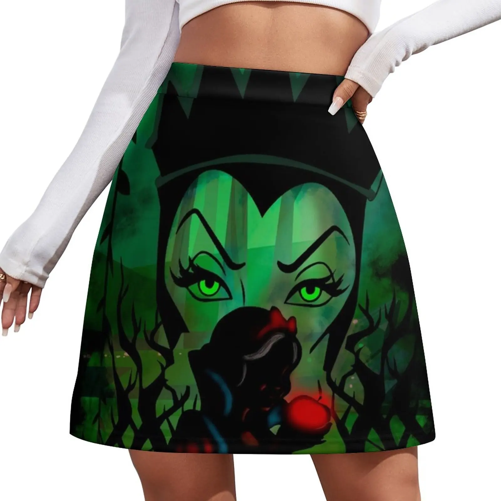 Evil Queen - Just One Bite Mini Skirt skorts for women fashion korean clothing luxury clothes women essence палетка теней для век evil queen disney villains