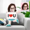 Custom Face Minime Throw  I love you Pillow Personalized Minime Throw Pillow Gifts cushion for boy Big Head DIY 2
