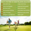 Golf Iron Polishing Kit Club Cleaner Polish Cleaning Solution Golf Club Care Set Golf Brush Cleaner Sponge Value Pack 4