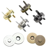 14/18MM Magnetic Snap Fasteners Clasps Buttons for Cloths Handbag Purse Wallet Craft Bags Parts Sewing Supplies Accessories 1