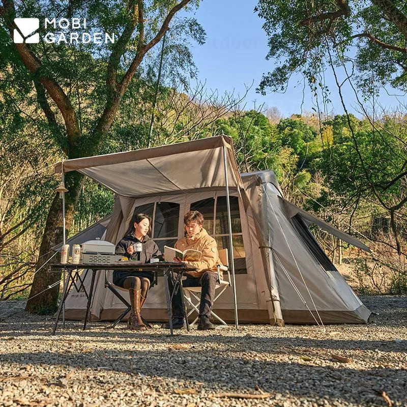 MOBI GARDEN 11㎡ Large Space Inflatable Tent Ridge Tent Outdoor