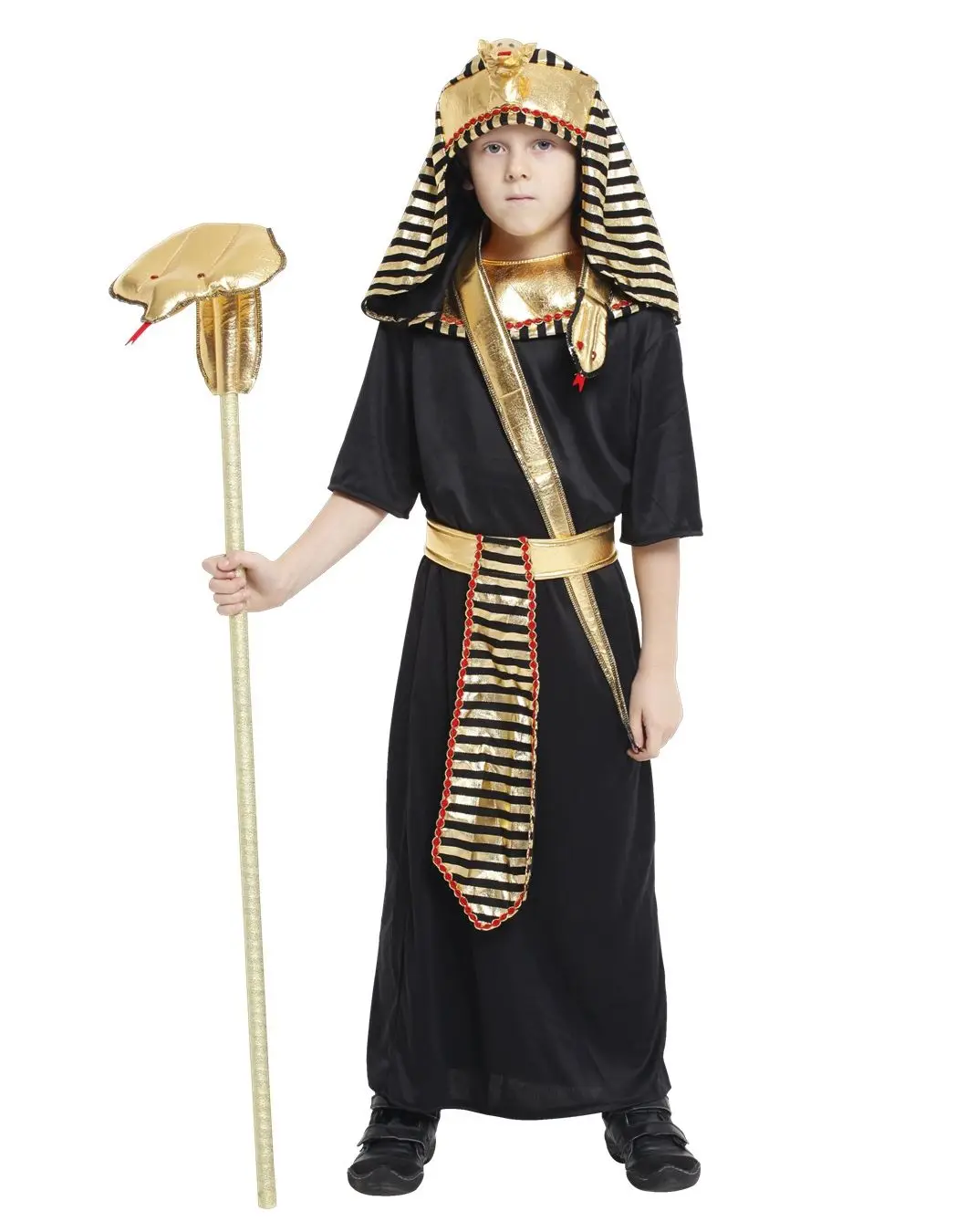 Boy faraone Costume Robe Halloween Purim Kid antico egiziano Cleopatra  Outfit bambino re dell'egitto faraone