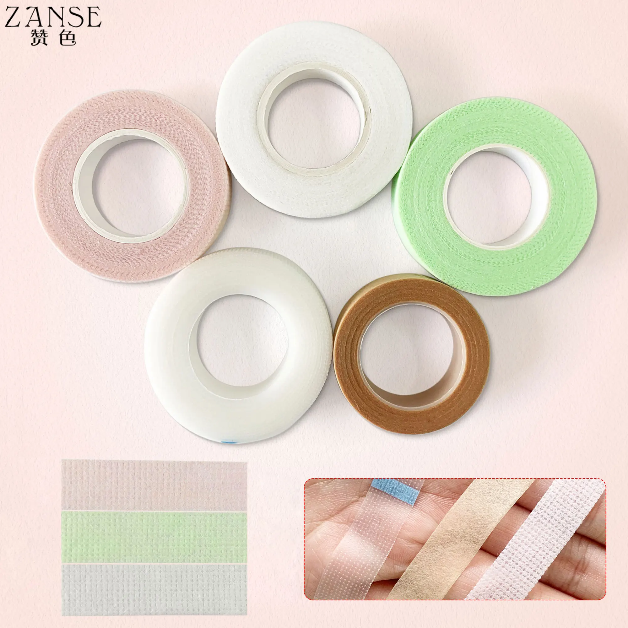 1/3pcs Eyelash Extension Tape Breathable Cloth Adhesive Tape Eye Patches for Lash Extension Eye Stickers Makeup Tools