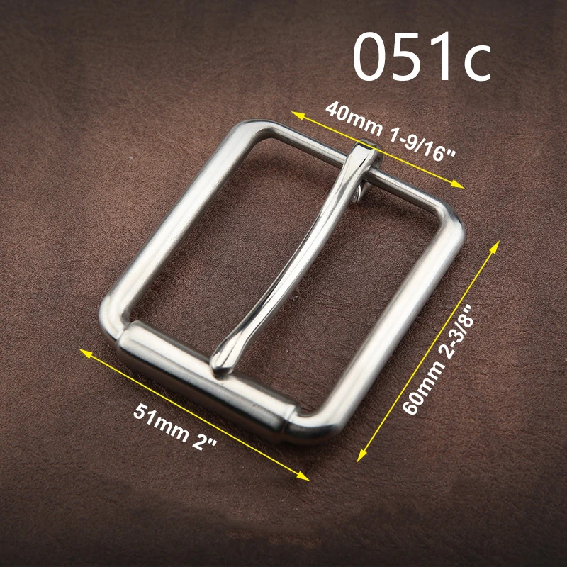 1 Piece Belt Buckle 304 Stainless Steel 40mm Pin Buckle