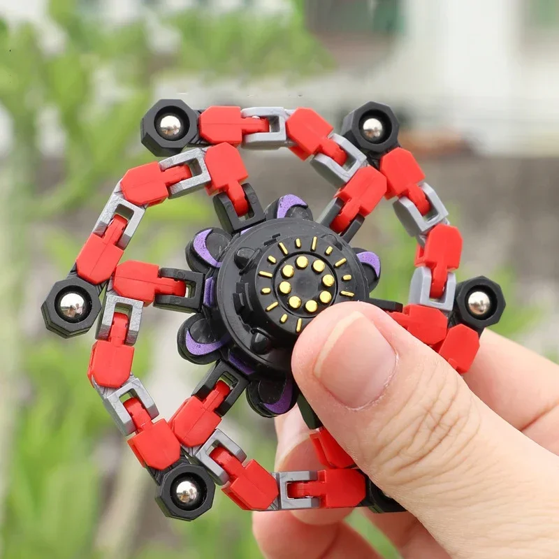 Deformed Fidget Spinner Chain Toys For Children Antistress Hand Spinner Vent Toys Adult Stress Relief Sensory Gyro Gift 5