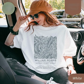 2026 Summer Women's Retro Floral T-Shirt Cotton and Breathable Short Sleeve Streetwear Oversized Loose Casual Chic Aesthetic Tee 1