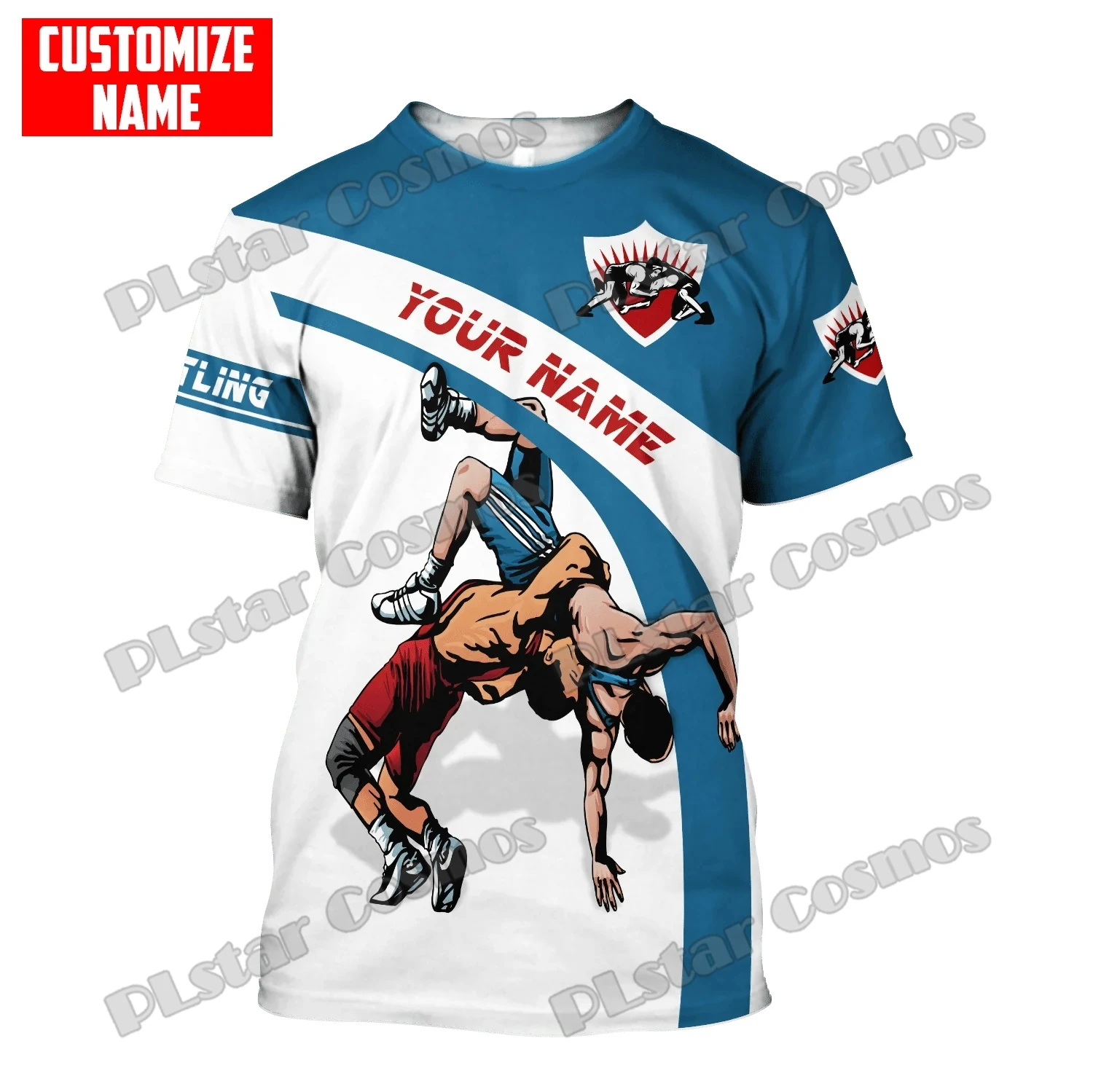 Benutzerdefinierter Name Wrestling & Karate & Jiu Jitsu 3D-Druck Herren T-Shirt Sommer Casual Unisex T-Shirt Geschenk für Kampfkunstliebhaber TTD26 – Detail 11