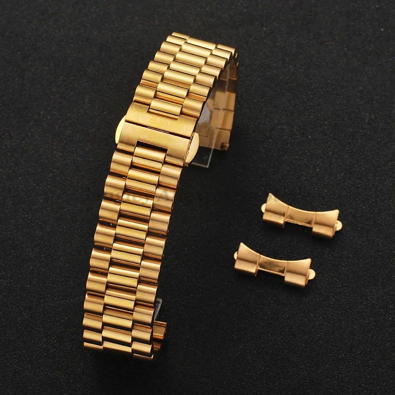 Premium Stainless Steel Watchband Replacement - Arc Interface Wristband Bracelet