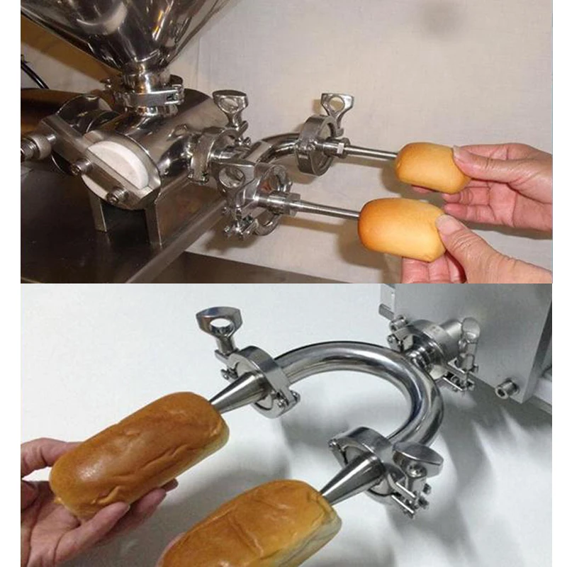 Industrial Puff Filling Machine for Bread and Cream