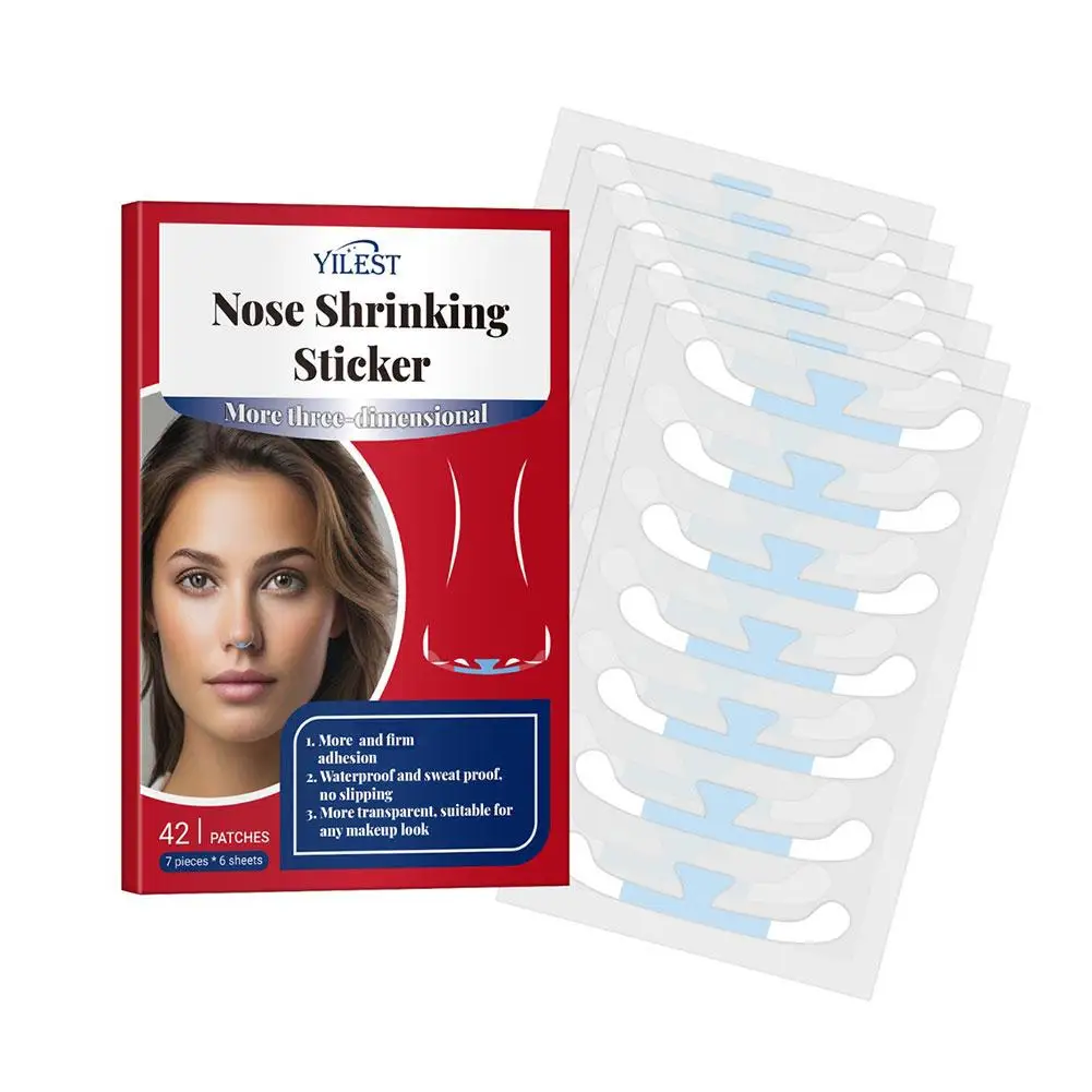42pcs Shrinking Nose Wing Stickers 2