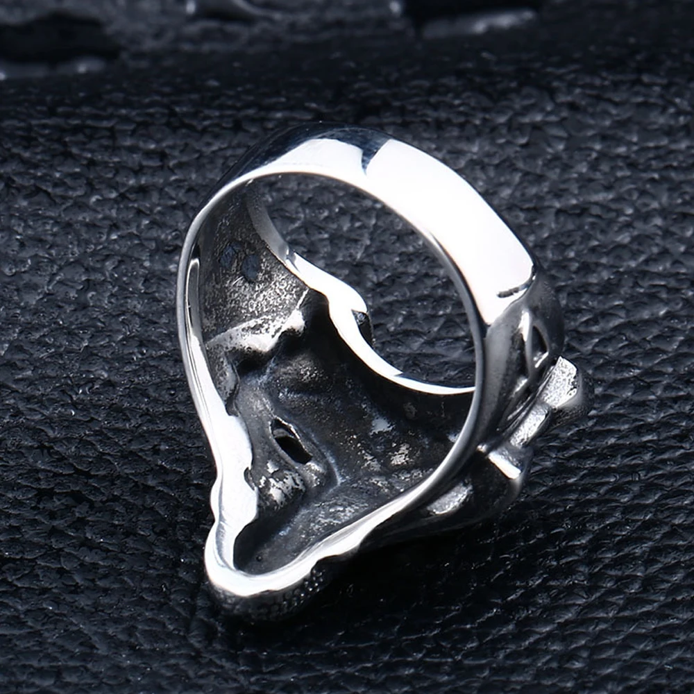 Men Vintage Viking Wolf Head Ring Nordic Stainless Steel Celtics Knot Rings Men Women Biker Viking Amulet Jewelry Wholesale