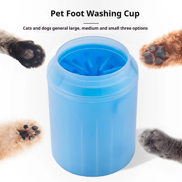 Portable Pet Paw Cleaner Soft Silicone Brush Dog Cat Foot Washer Cleaning Cup Easy to Use Durable Lightweight and Waterproof 2