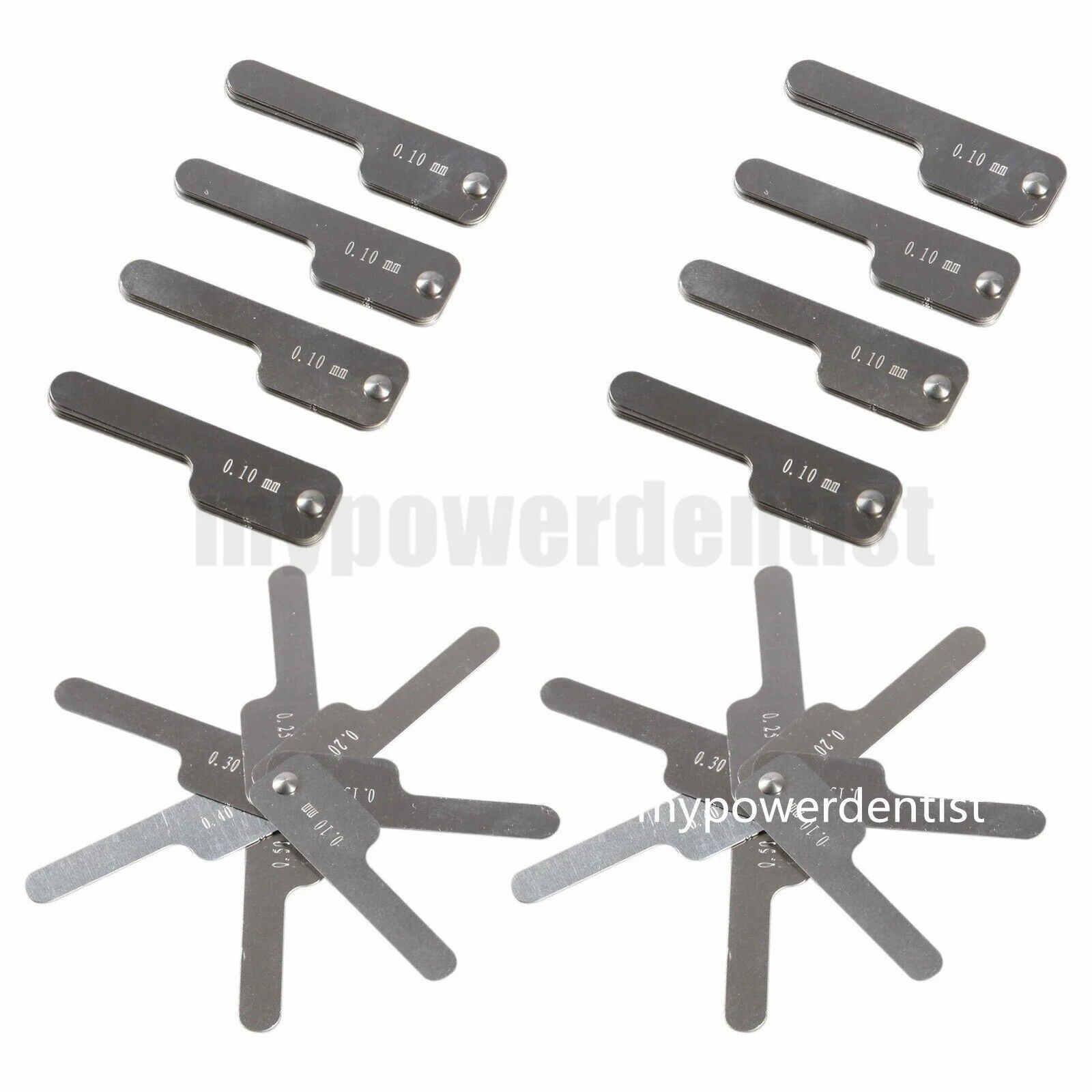 Dental Orthodontic Interproximal Enamel Reduction Strips 15-90HD IPR Gauge Ruler