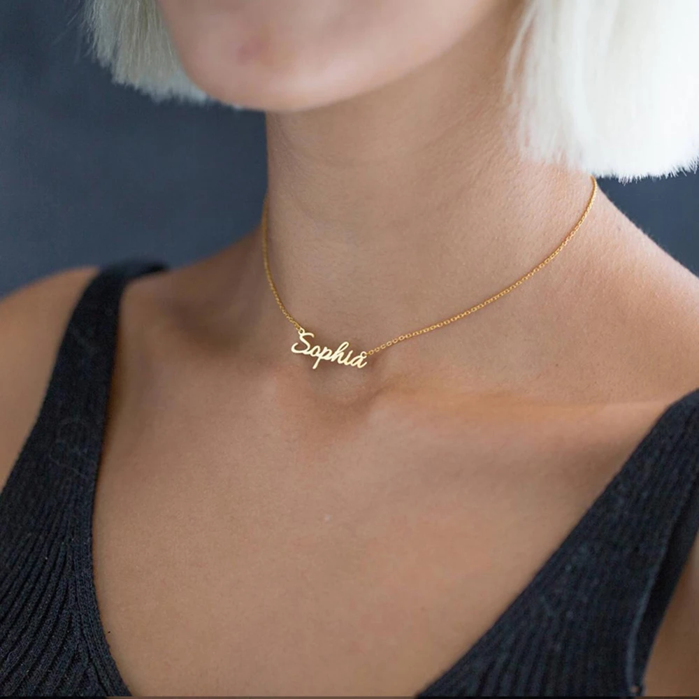 Custom Name Necklace Personalized 