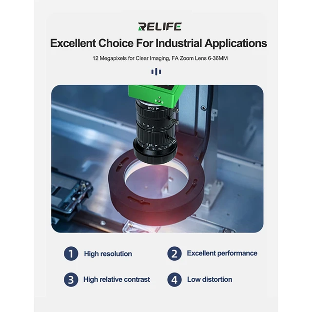 عدسة كاميرا صناعية RELIFE MB1 – دقة 12 ميجابكسل (HD) لتصوير عالي الوضوح 3