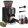 Coffee Grinder, Anti-static Conical Burr Coffee Grinder W/ 35 Precise Grind Setting, 2-12 Cup Select Timer, Coffee Bean Grinder 1