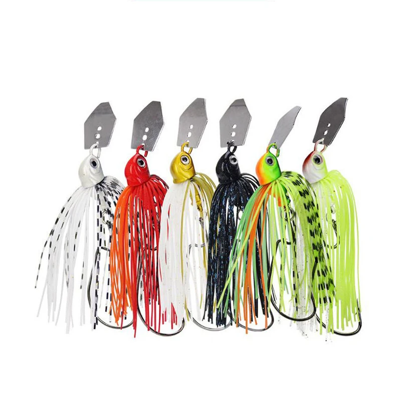

13G/17G Spinner Bait Fishing Lure Bass Jig Chatter Bait Buzzbait Wobbler Fishing Tackle Pike Tiger Muskie Metal Jig Lure