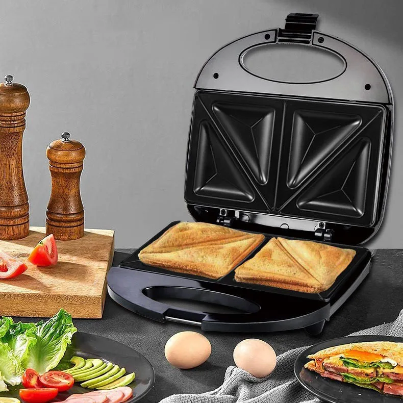 Multifunctional Kitchen Electric Breakfast Machine Machinedouble Heating Toastersandwich Makersteak Maker Non-Stick Iron Pan