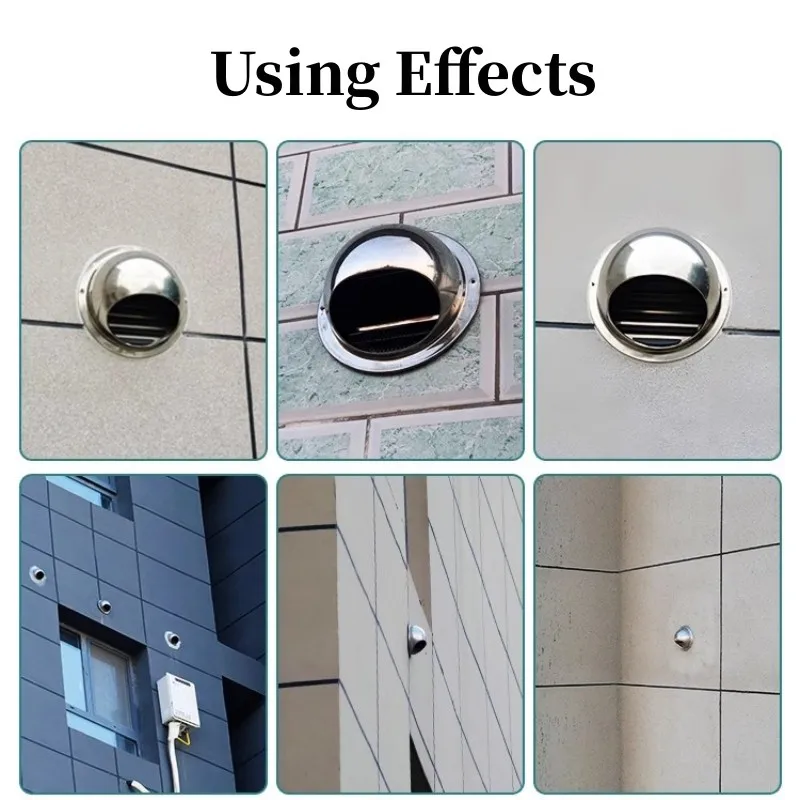 Stainless Steel Wall Ceiling Air Vent Ducting Ventilation Exhaust Grille Cover Waterproof Outlet Heating Cooling Vents Cap air vent grille ventilation grille air vent cover ducting ventilation cover