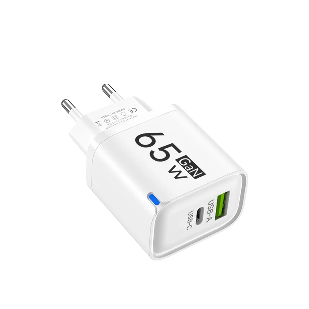 ตัวเลือกสินค้า อะแดปเตอร์ชาร์จเร็ว USB-C 65W สำหรับมือถือทุกยี่ห้อ