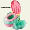 50/100Pcs Universal Potty Liners Disposable Infant Baby Training Toilet Seat Bin Bags With Drawstring Travel Potty Cleaning Bag 3