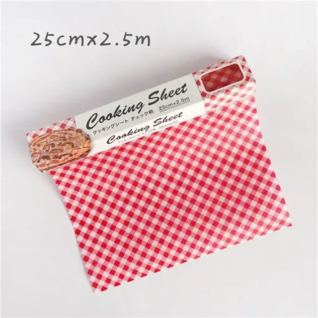 8m Parchment Paper Roll for Baking Non-stick Oil Paper Wax Paper For  Decoration Cartoon Baking